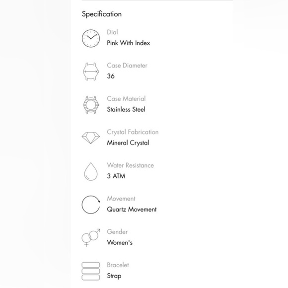 COACH Pink Dial Brown Logo Watch - Picture 9 of 11